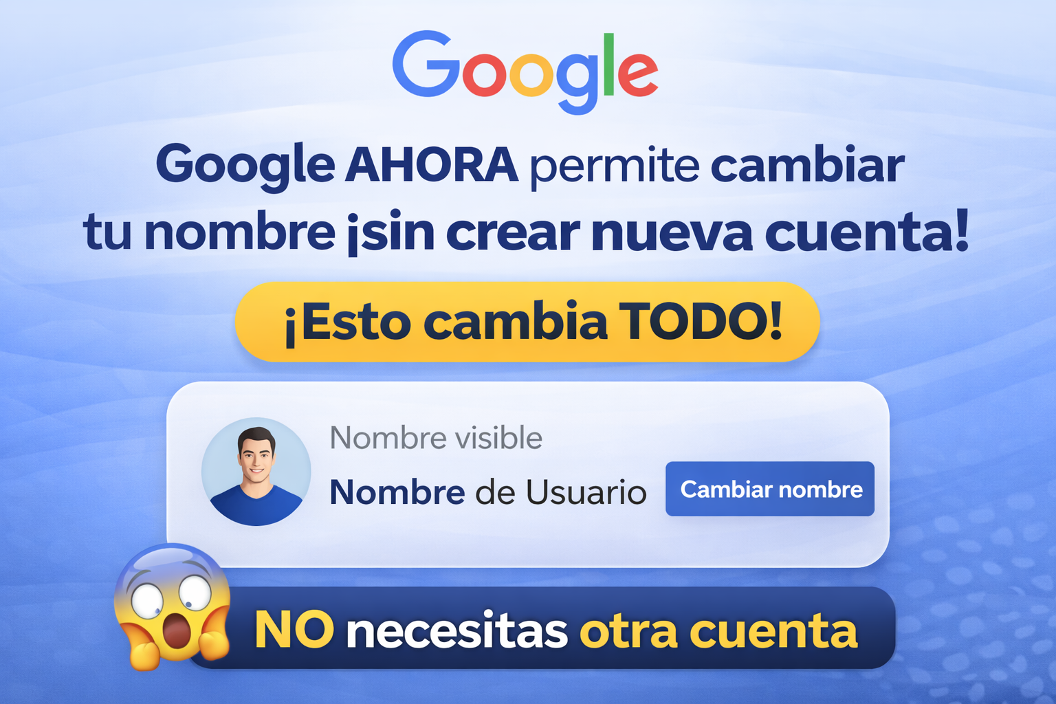 Imagen de Google ahora permite cambiar tu nombre sin crear una nueva cuenta: esto es lo que debes saber